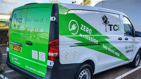 Zero Emission Van Joins The Tci Fleet Tci Gb Ltd