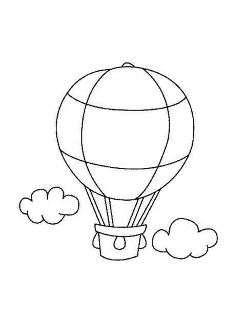 air balloon coloring pages  getcoloringscom  printable