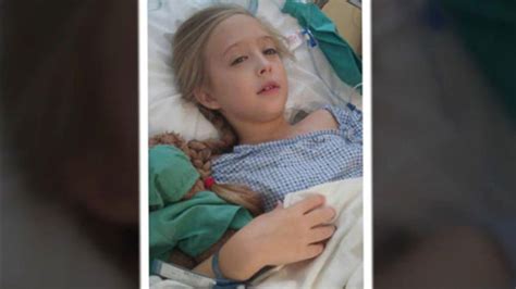 girl fights rare case of breast cancer at age 8 abc7 chicago