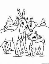 Reindeer Coloring4free Coloring Pages Family Related Posts sketch template
