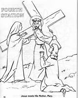 Coloring Pages Catholic Cross Stations Moms Popular Jesus Sketch Coloringhome Sketchite sketch template
