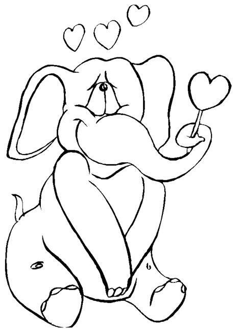 elephant coloring pages  kids preschool  kindergarten