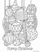 Coloring Pages Holiday Printable Adults Inspired Christmas Davemelillo Adult sketch template