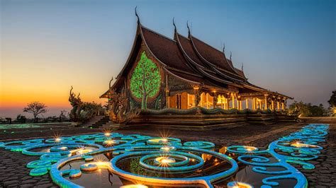 buddhist temple  thailand image abyss