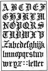 Gotica Font Fonts Lettering Goth Scrittura Stile Gothiques Lettres Tipografia Calligraphie Schrift Alphabets Scaricare Duckduckgo sketch template