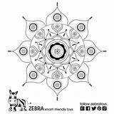 Coloring Shema Mandala Abundance Prosperity Printable Pages Template sketch template