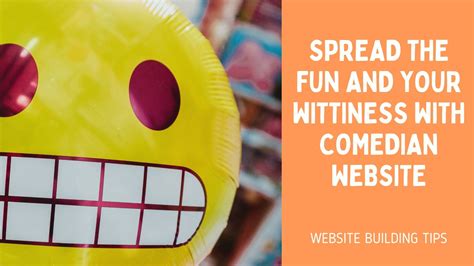 spread  fun   wittiness  comedian website building