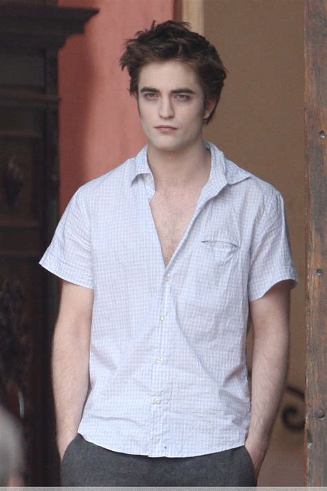 Rob Pattinson On The Set Filming New Moon In Italy Robert Pattinson