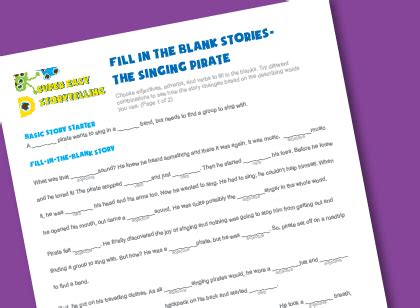 fill   blank stories super easy storytelling writing prompts