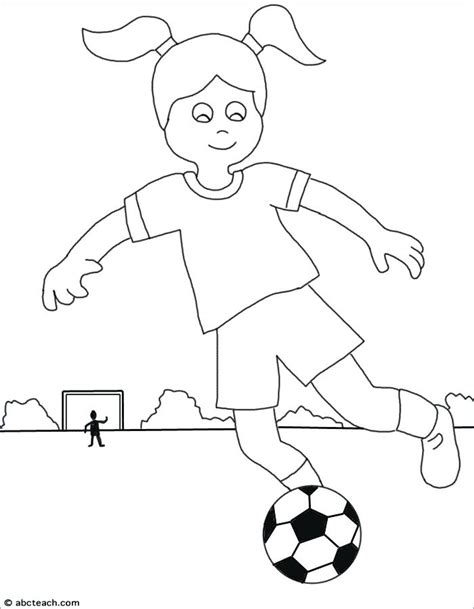 girl soccer coloring pages  getcoloringscom  printable