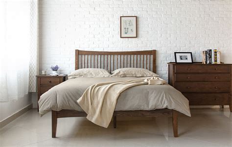 wood furniture singapore thames wood bed frame solid
