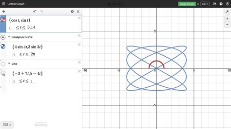 learn desmos parametric equations youtube