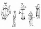 Grecia Antica Kleurplaat Griegas Frauen Donne Griechische Griekse Ancient Sociedad Griega Vrouwen Malvorlage Teatro Ausmalbilder Griego Große Herunterladen sketch template