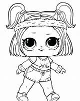 Lol Pages Doll Colouring Coloring Surprise Lids Siobhan Little sketch template