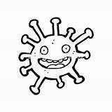 Germ Virus Coloring Cartoon Germs Happy Pages Vector Drawing Illustration Lineartestpilot Clip Depositphotos Getdrawings Sheets Royalty Viruses Gograph sketch template