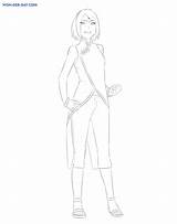 Haruno sketch template