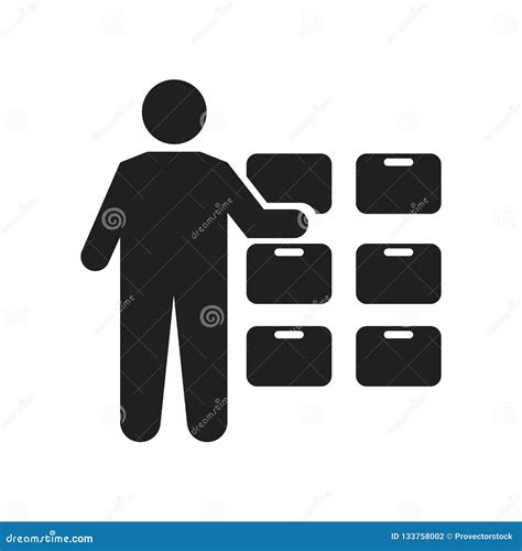 lockers icon vector sign  symbol isolated  white background lockers logo concept stock