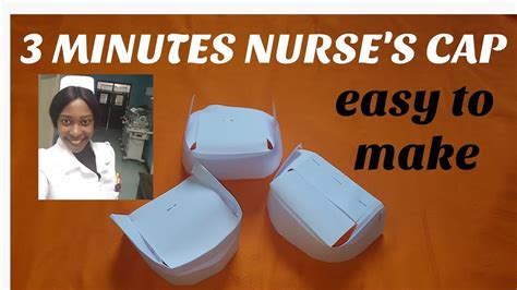 nurses cap   minutes easy  simple youtube