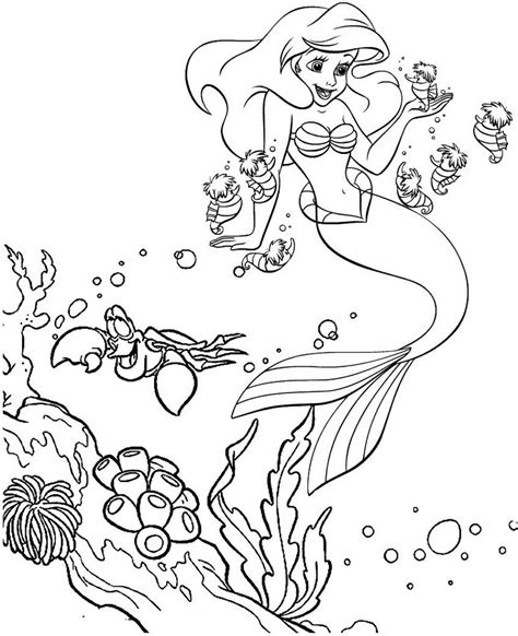 wonderful  mermaid coloring page mitraland