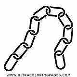 Coloring Pages Handcuffs Chains Getdrawings Getcolorings sketch template