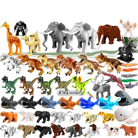 pcs world animal sets building block toy lego compatible zoo