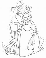 Coloring Pages Princess Disney Prince Dancing sketch template