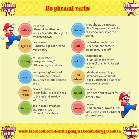 phrasal verbs english learn site