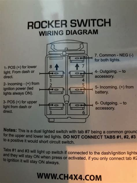 super winch rocker switch wiring diagram wiring diagram