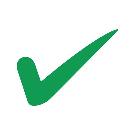 check mark vector icon checkmark  symbol tick sign  button