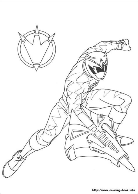 power rangers dino thunder coloring pages