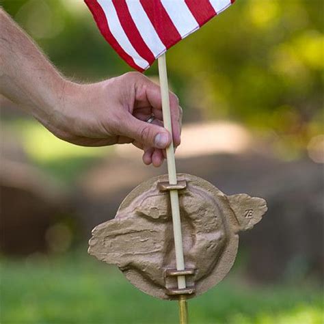 grave markers flag holders firefighter liberty flags the