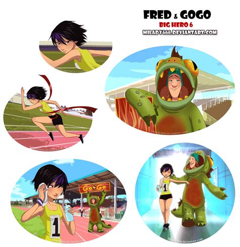 Fred And Gogo Big Hero 6 Fan Art 37946236 Fanpop