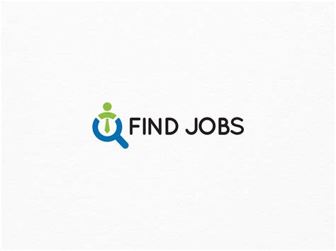 search jobs logo graphic pick find  job search logo job