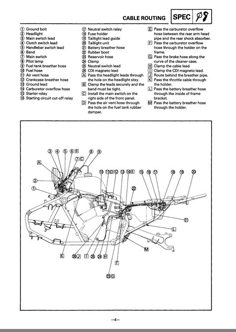 yamaha warrior  wiring diagram wiring diagram