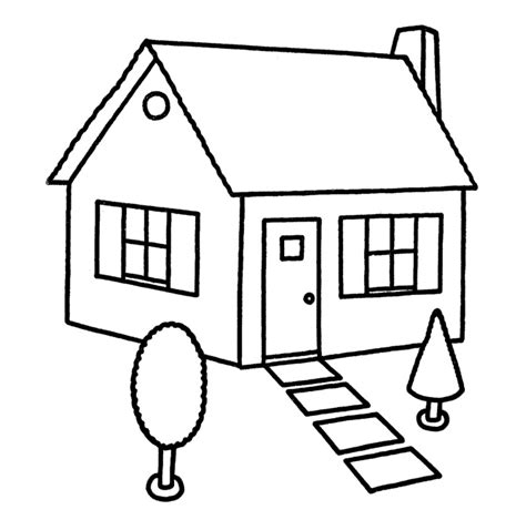 ideas  coloring house coloring pages easy