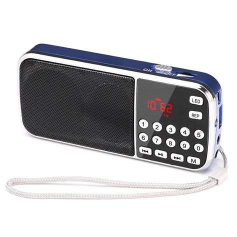 prunus   small portable radio  fm bluetooth radio dual speaker