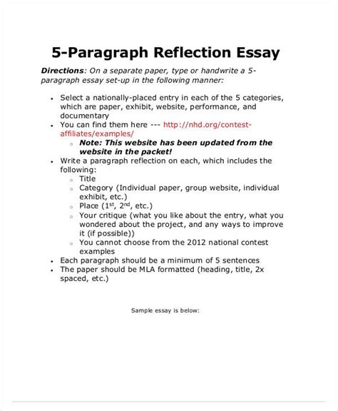 paragraph essay model  paragraph essay guide topics outline