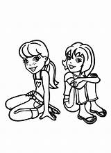 Coloring Pages Anime Friends Friend Getdrawings sketch template