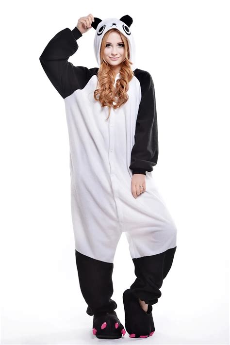panda costume onesie  size halloween costume  women mens onesie fancy anime cosplay