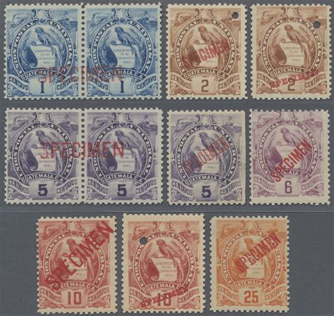 stamp auction guatemala sale  single lots asia thematics overseas europe lot
