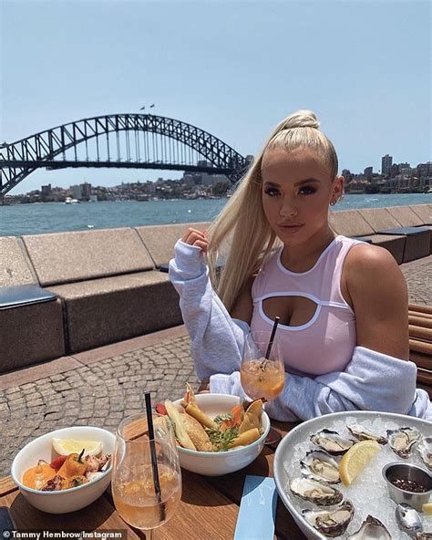 Tammy Hembrow Shows Off Cleavage In A Skimpy Bikini As She Lounges