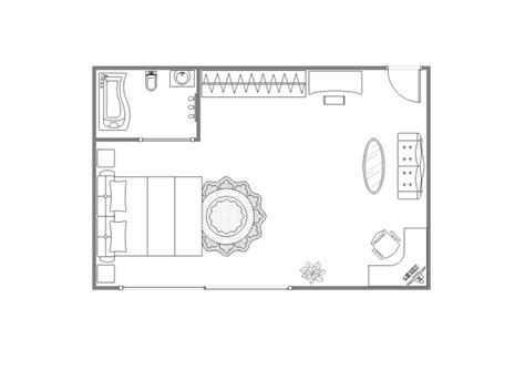 bedroom floor plan home design ideas