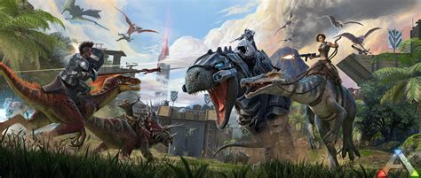 ark survival evolved keyart launch wallpaper rplayark