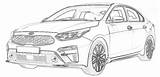 Cerato Kia Bd Aerpro Yd sketch template