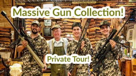 private tour of massive gun collection american history youtube