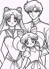 Sailor Moon Coloring Pages Girls Sailormoon Chibiusa Usagi Dibujos Mamoru Anime Sheets Book Kids Colorear Drawing Adult Printable Colouring Dibujar sketch template
