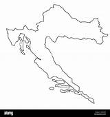 Croatia Kroatien Gliederung sketch template