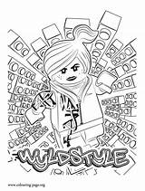 Coloring Lego Movie Pages Wyldstyle Print Colouring Sheet Popular Coloringhome sketch template