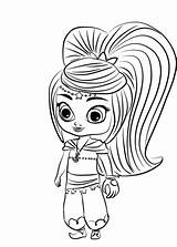 Shimmer Shine Coloring Pages Leah Printable Kids Sheets Bestcoloringpagesforkids Color Nahal Print Book Drawing Cartoon Template Printables Getcolorings sketch template