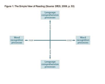 simple view  reading explained learning phonics reading process student reading